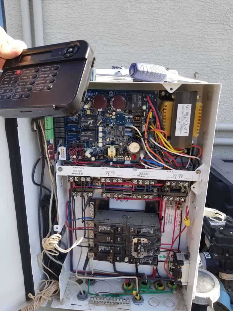 Pool automation control panel repair