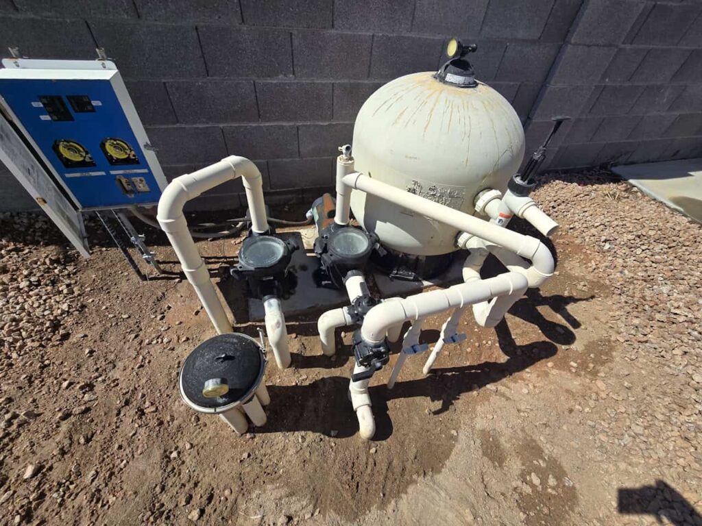 Pool pump and filter system repair