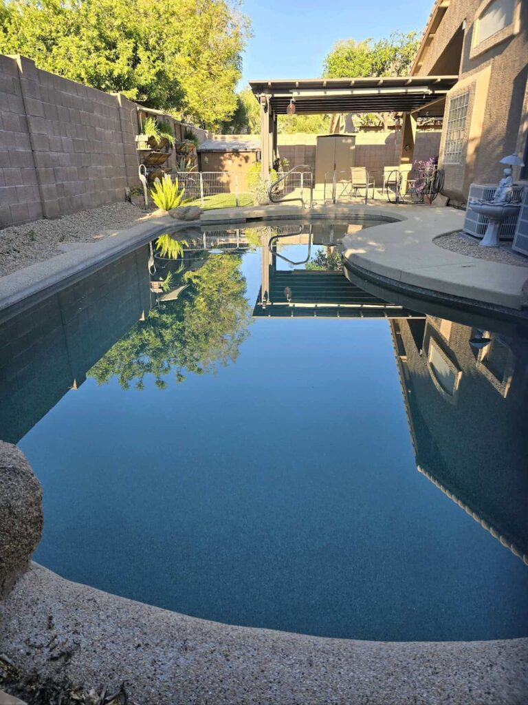 Weekly pool service for a sparkling clean residential pool