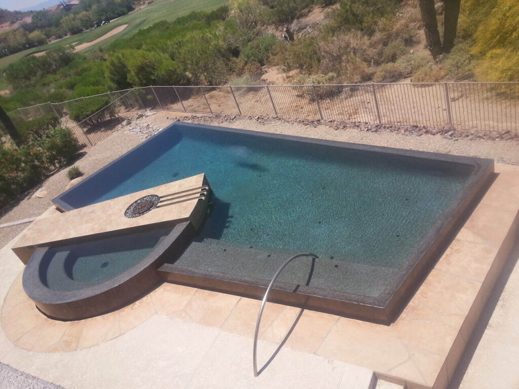 modern geometric pool design