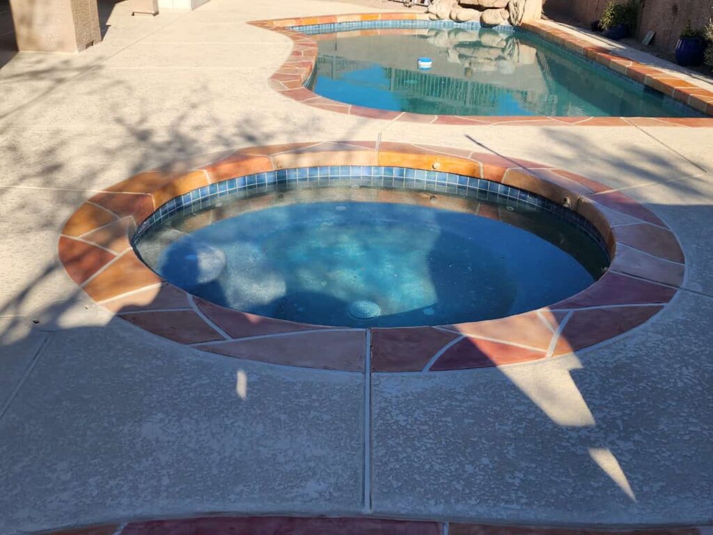 spa and pool coping