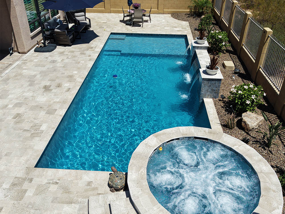 aqua squad Integrated pool and spa design
