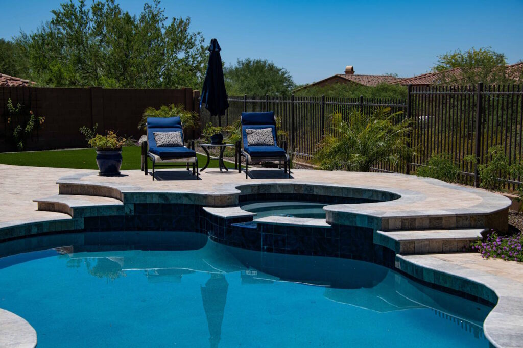 finance pool and landscaping