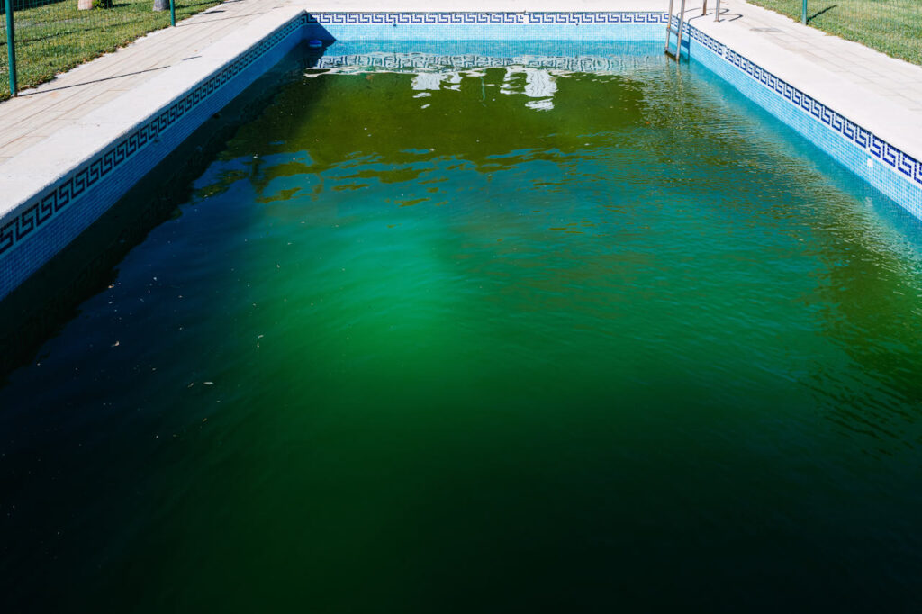 leaving a green pool for too long